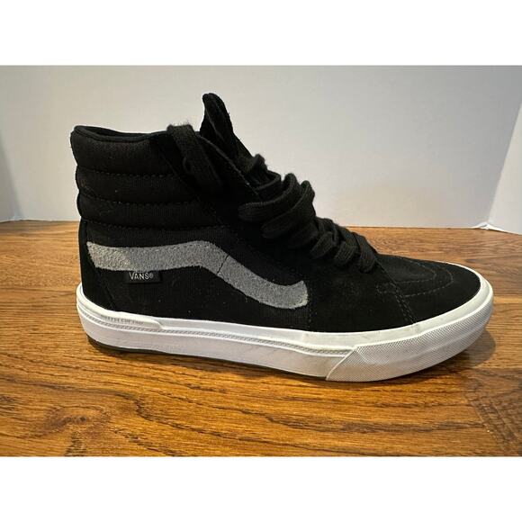 Vans BMX SK8-Hi PopCush Suede Sneakers Men\'s 6.5 Black White Skate Shoes main image 13